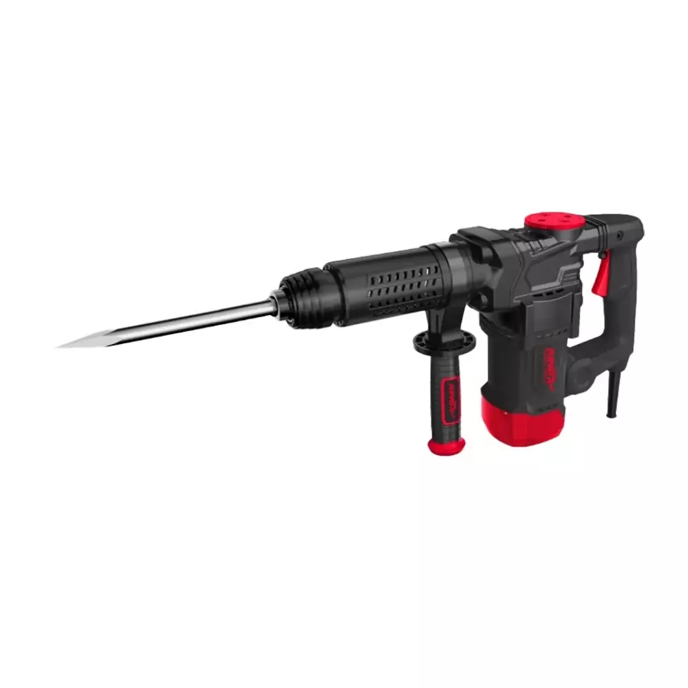 King 1500 W Demolition Hammer 30 J Impact Energy and 3800 BPM No Load Speed, KBS-761 (With 2 Chisels)