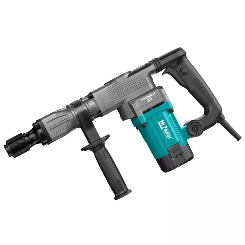 Hi-Tenci 2.2 HP Demolition Hammer with 900 BPM No Load Speed and 20-25 J Impact Energy, HDH - 1560W (With Chisel)