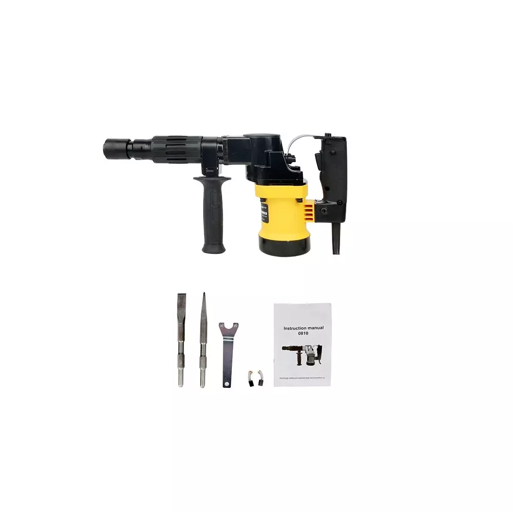 pilot-1300-w-5-kg-demolition-hammer-with-10-j-impact-energy-and-3000-rpm-impact-rate-pl-dh810-with-flat-point-chisels