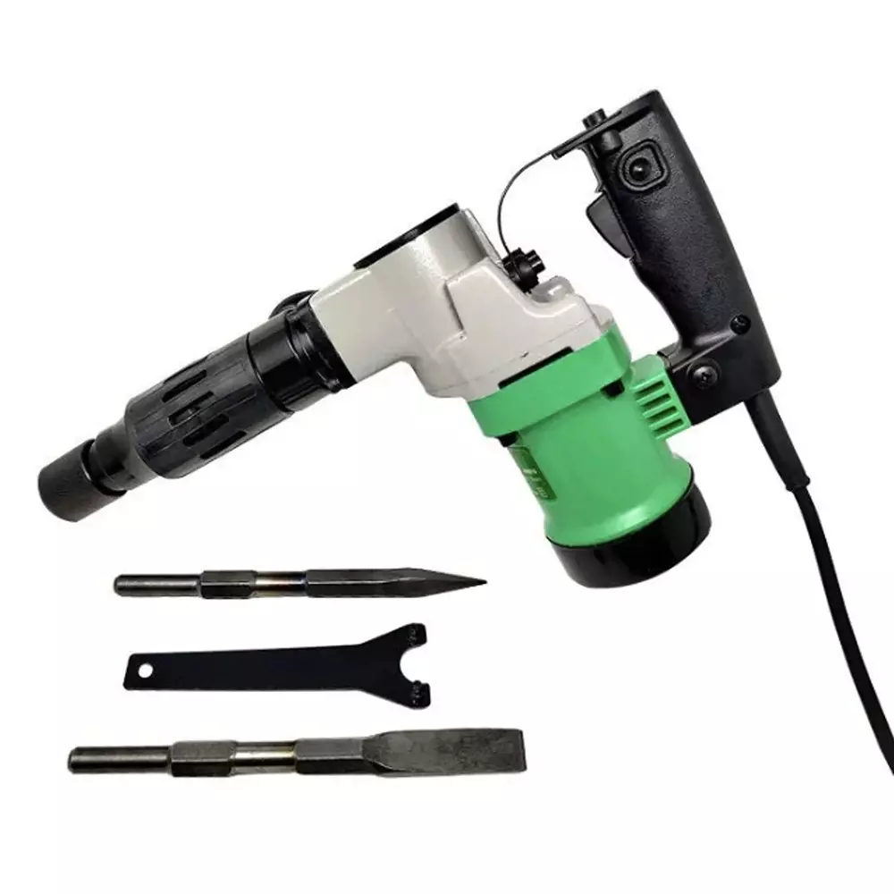 VI-Power 950 W Percussion Hammer with 18 mm Chuck Size and 2900 BPM Impact Rate, VP 0810 (5.5KG TYPE) (With 2 Chisels)