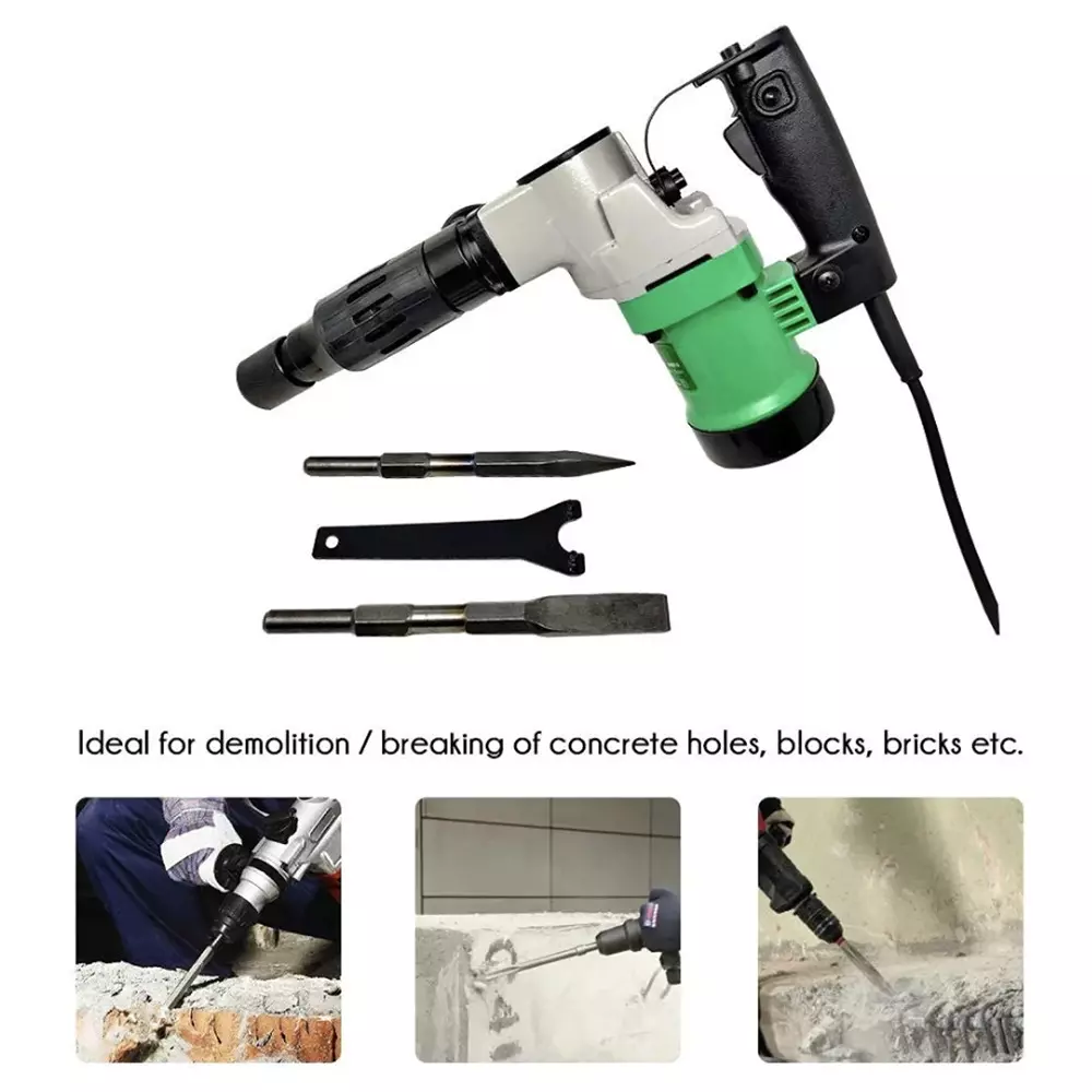 vi-power-950-w-percussion-hammer-with-18-mm-chuck-size-and-2900-bpm-impact-rate-vp-0810-55kg-type-with-2-chisels