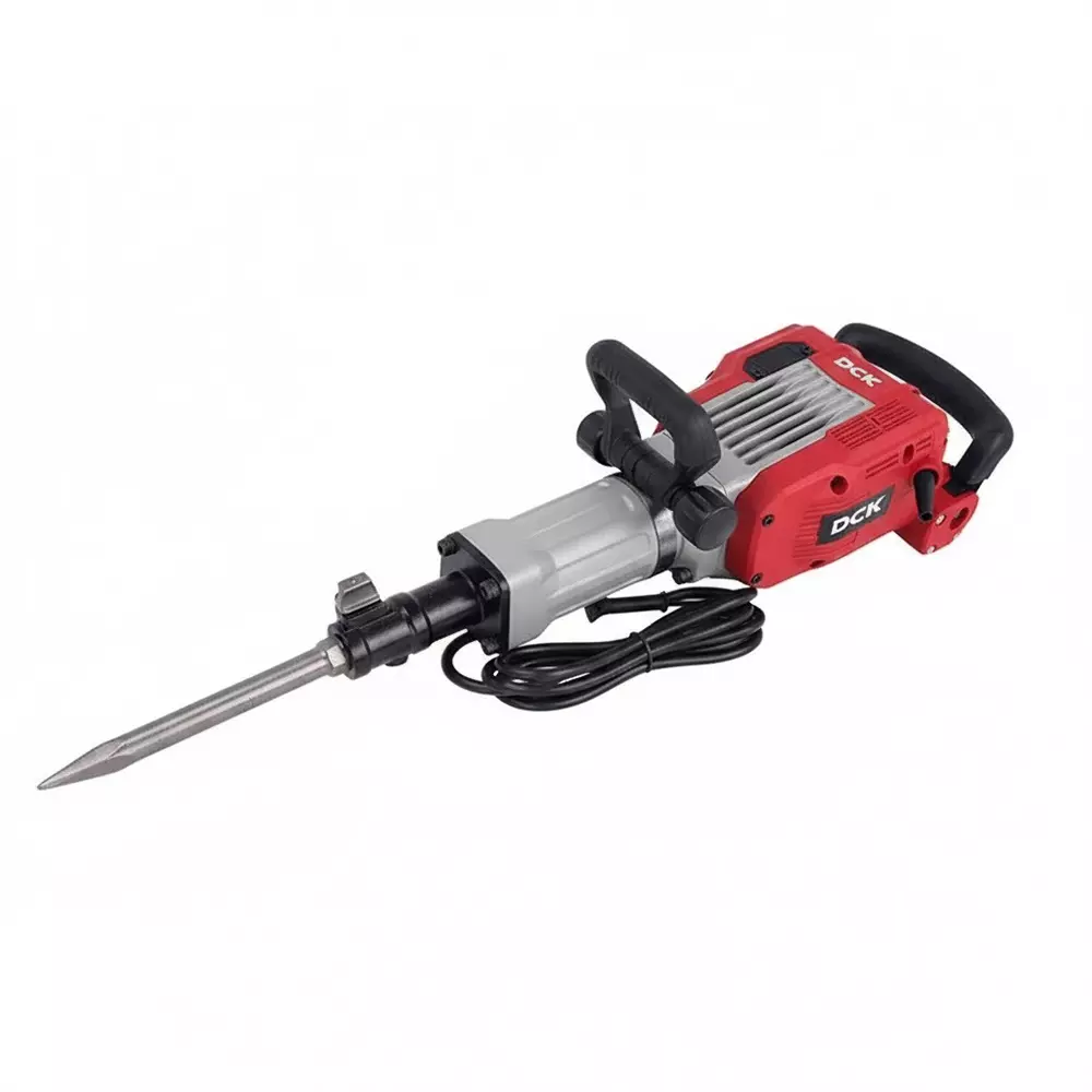 DCK Percussion Hammer 1700 W Rated Power 30 mm Hex Bit Multicolor, KZG16 (20 KG) (Without Bit)