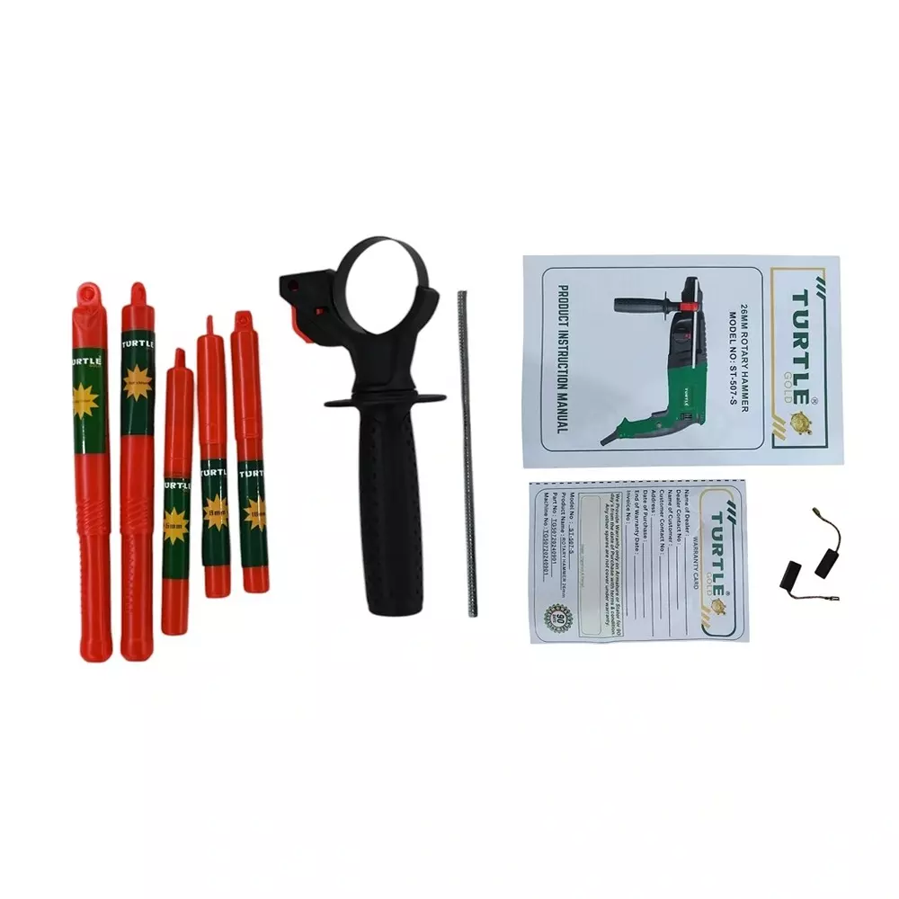 Turtle Gold Rotary Hammer 1240 W 26 mm, ST 507S (With Drill Bit)