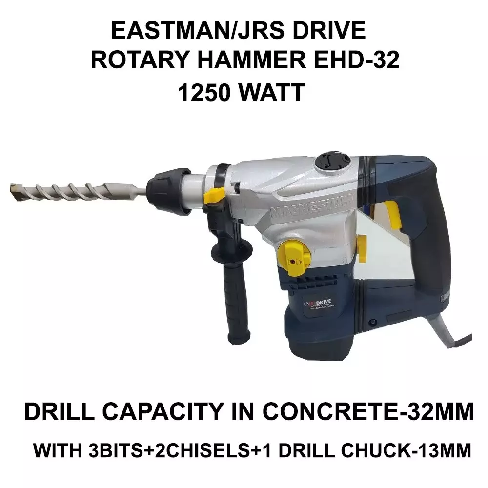 jrs-drive-1250-w-hammer-drill-26-mm-drilling-diameter-and-800-rpm-no-load-speed-ehd-32n-with-2-chisels-3-drill-bits