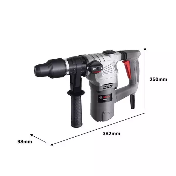 Bosch Rotary Hammer 800 W, 4500 BPM Impact Rate and 4.5 J Impact Energy, BH 426 (Without Drill Bit & Chisel)