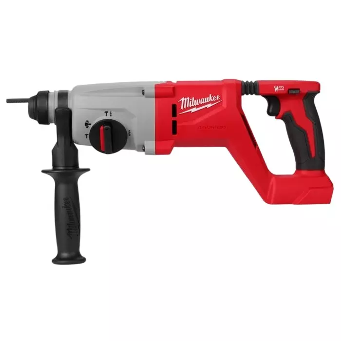 Milwaukee SDS-Plus Rotary Hammer D-Handle 2.6 J Impact Energy for Industrial Use, 4933492483 (Without Battery)