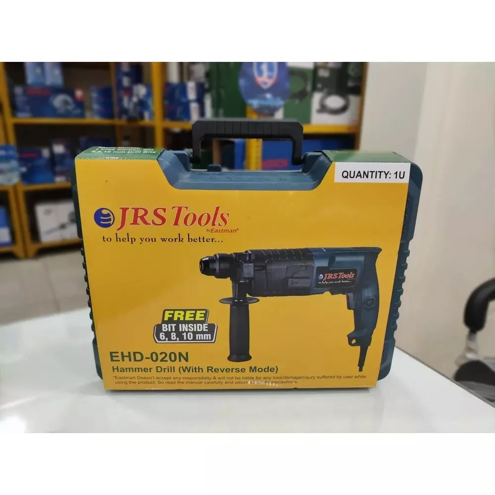 jrs-tools-500-w-hammer-drill-20-mm-drilling-diameter-and-0-1200-rpm-no-load-speed-ehd-020n-with-3-drill-bits
