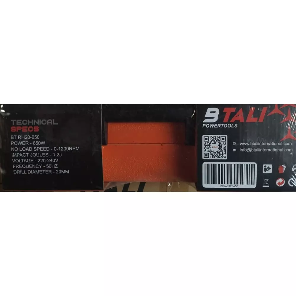 btali-650-w-rotary-hammer-drill-0-1200-rpm-no-load-speed-and-12-j-impact-energy-bt-rh20-650-without-drill-bit