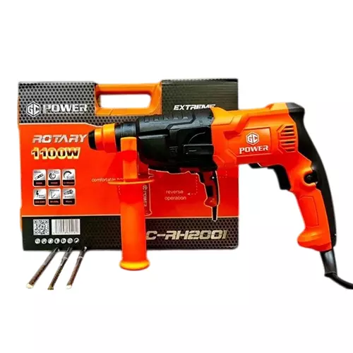 GC POWER Rotary Hammer 1100 W 2-20 mm Drilling Capacity, GC-RH2001
