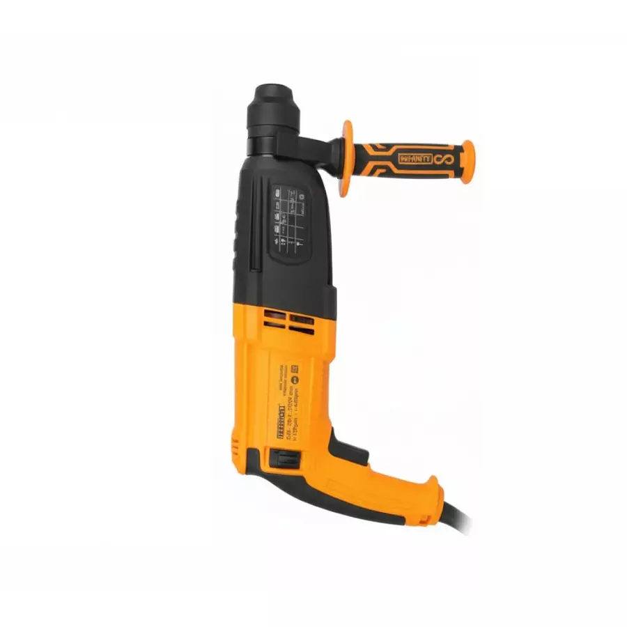 infinity-rotary-hammer-without-drill-bit-800-w-rated-input-power-1100-rpm-speed-for-industrial-use-inf-rh80026