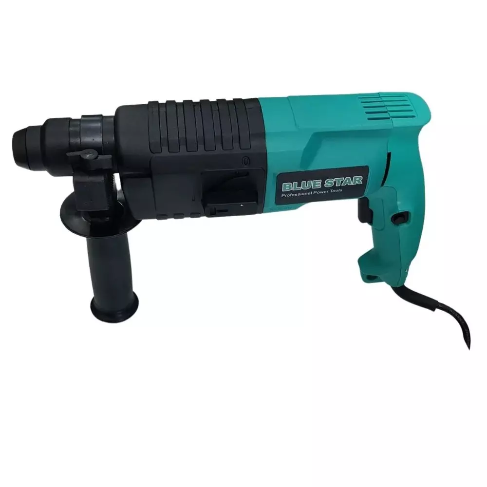 blue-star-850-w-rotary-hammer-drill-900-bpm-impact-rate-and-45-j-impact-energy-bs-20-with-3-drill-bits-1-handle