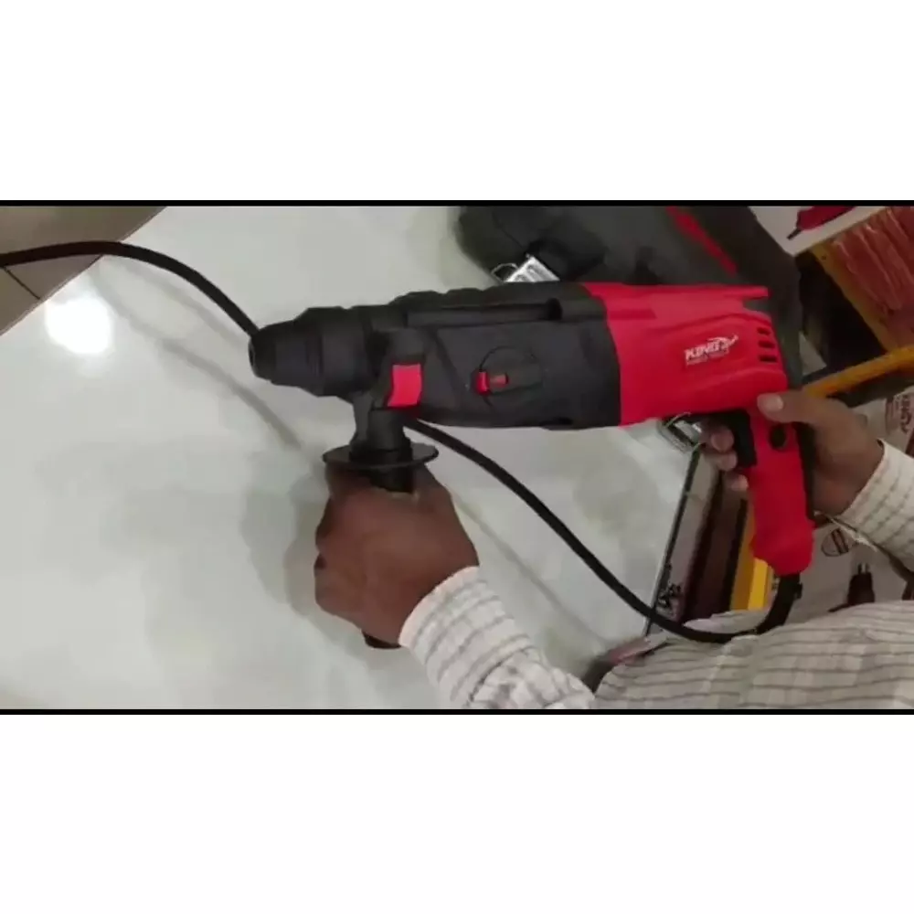 king-1000-w-rotary-hammer-26-mm-drilling-diameter-and-6000-rpm-no-load-speed-kp-309n-with-3-drill-bits-2-chisels