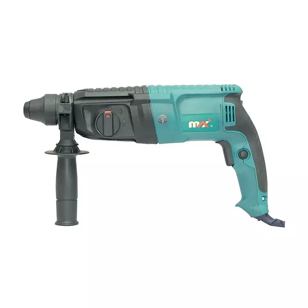 MAX Rotary Hammer 800 W 0 - 900 RPM No Load Speed 3-26 mm Drilling Diameter with Forward/Reverse Function, H26f-3