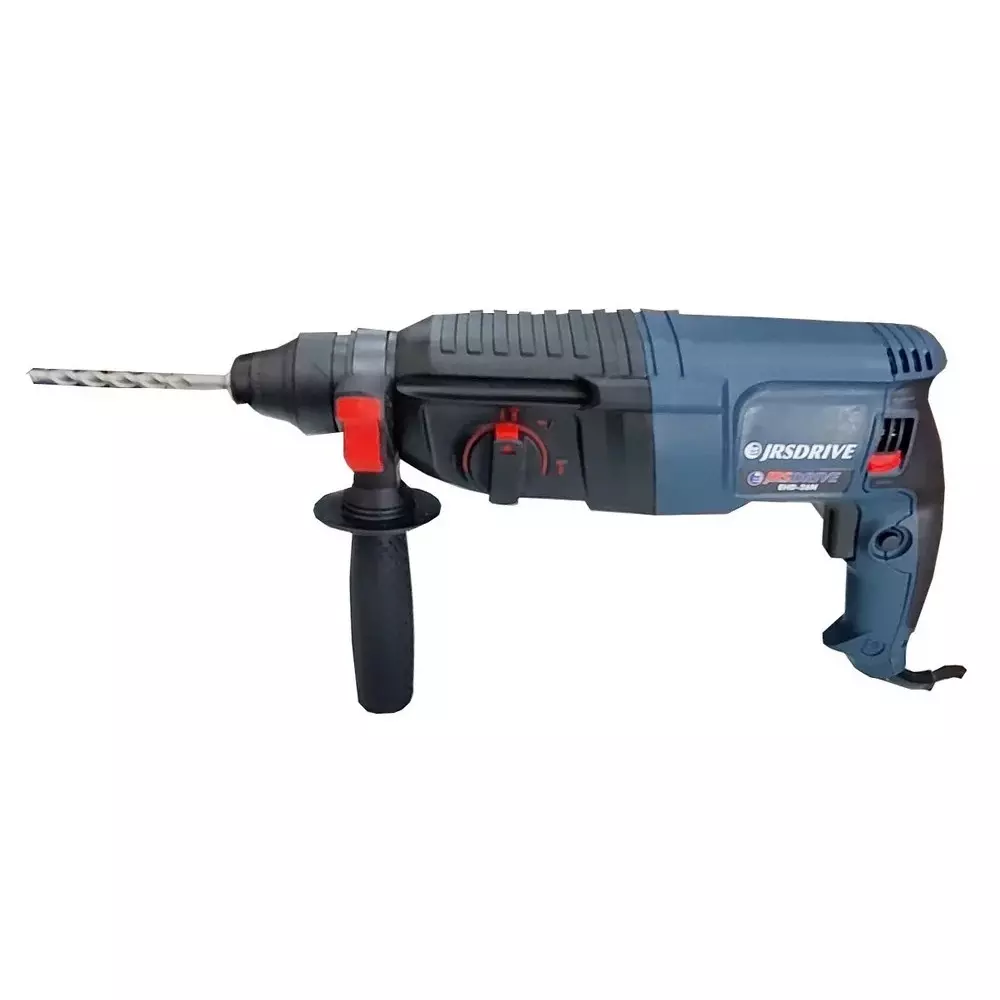 JRS Drive 800 W Rotary Hammer 26 mm Drilling Diameter and 0-1300 RPM No Load Speed, EHD-26N (With 3 Drill Bits & 2 Chisels)