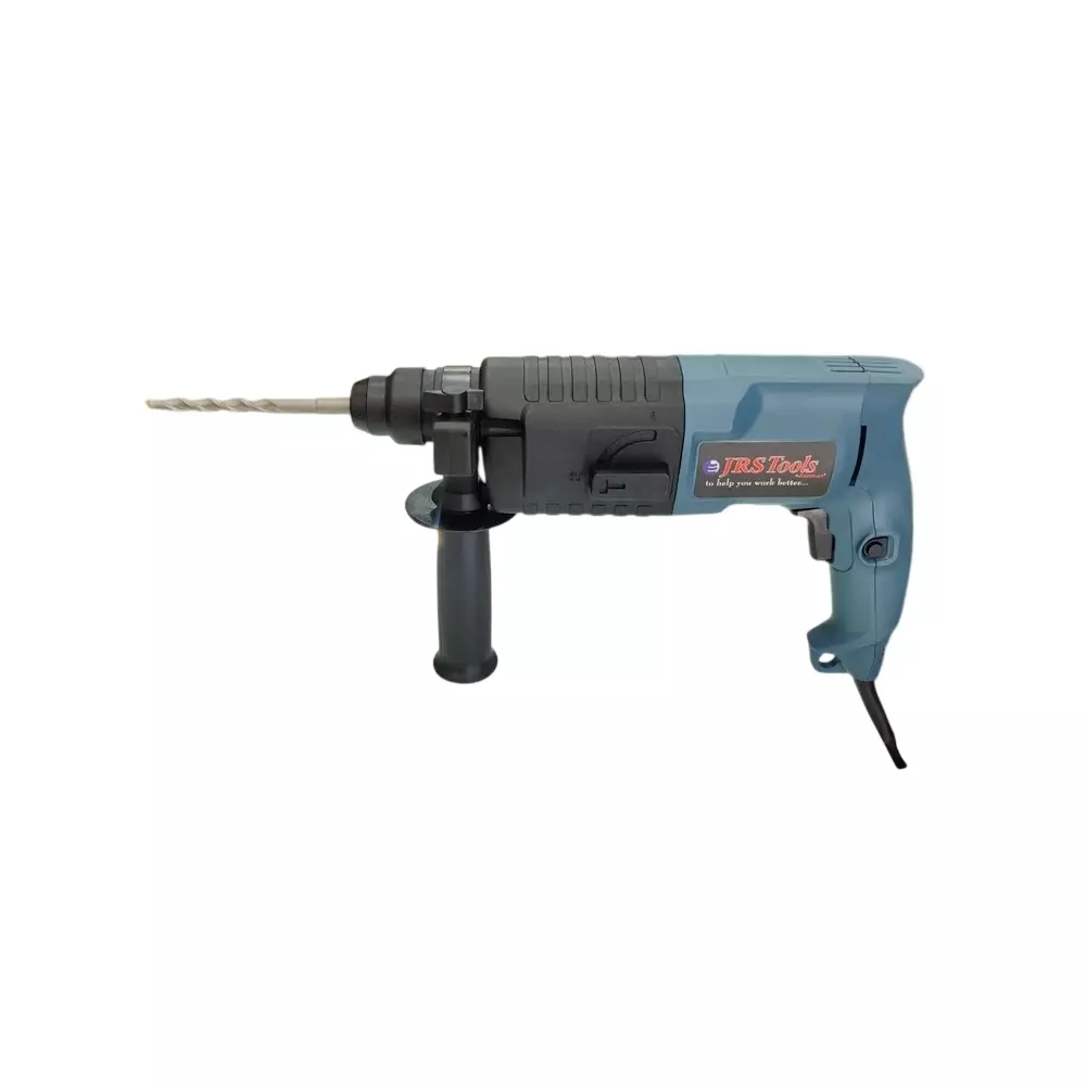 JRS Drive 500 W Rotary Hammer 20 mm Drilling Diameter and 0-1200 RPM No Load Speed (With 3 Drill Bits)