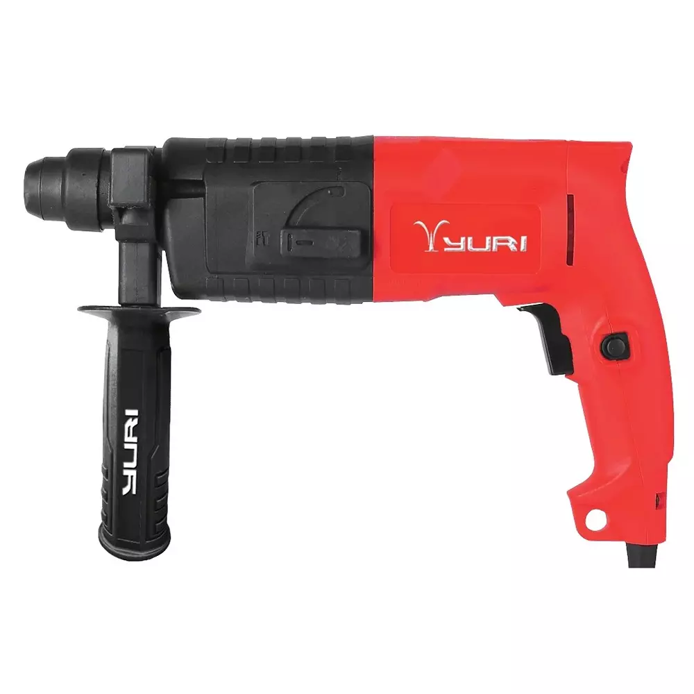 YURI Rotary Hammer 900 W 220 V 20 mm Maximum Drill Diameter, YR-RH1090 (Without Drill Bit)