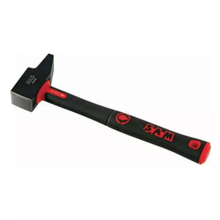 Sam Riveting Hammer Carbon Steel Ha mmer with Fibreglass Handle 1.2kg, 310-42TM
