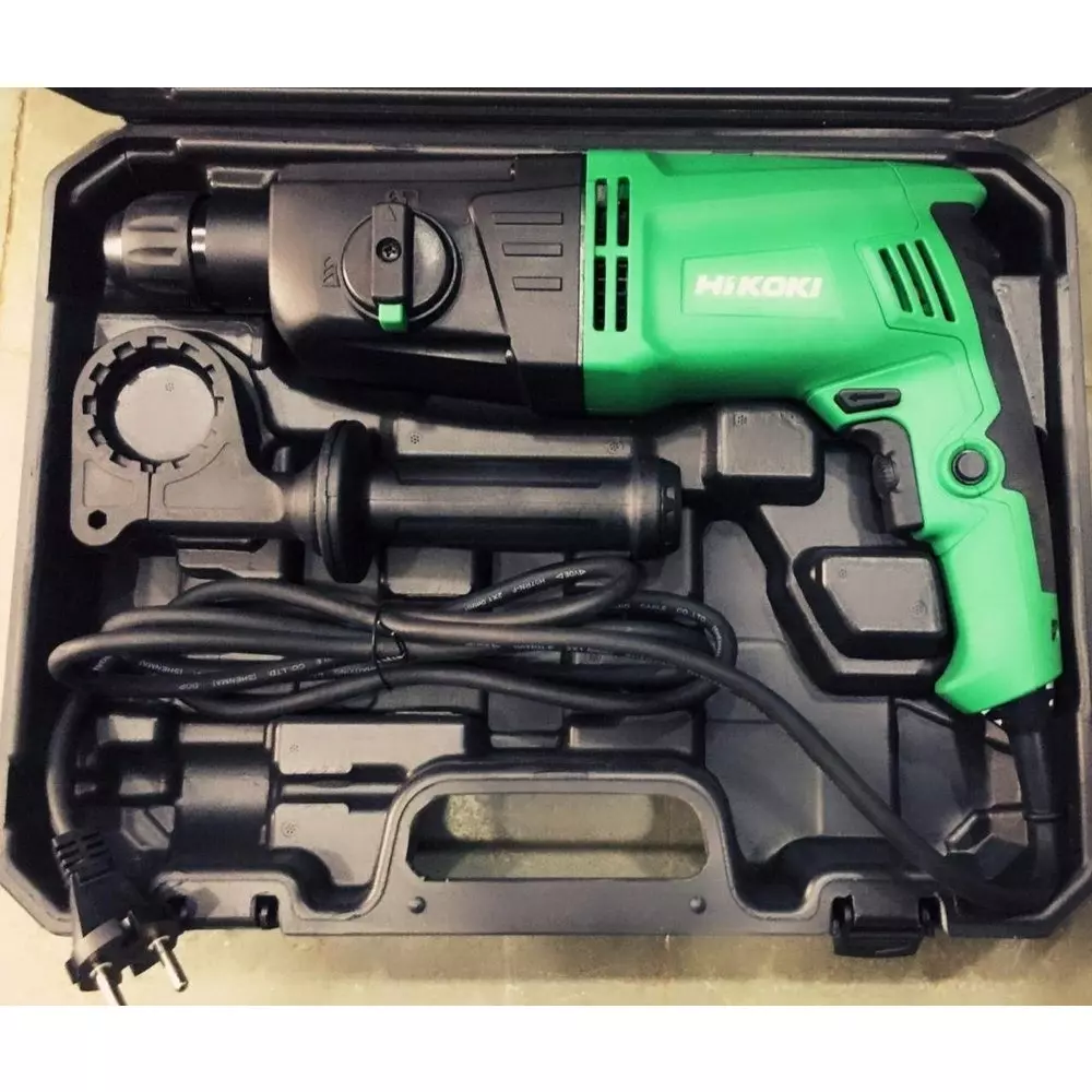 hikoki-620-w-rotary-hammer-22-mm-drilling-diameter-and-0-11000-rpm-no-load-speed-dh22pbs-without-drill-bits