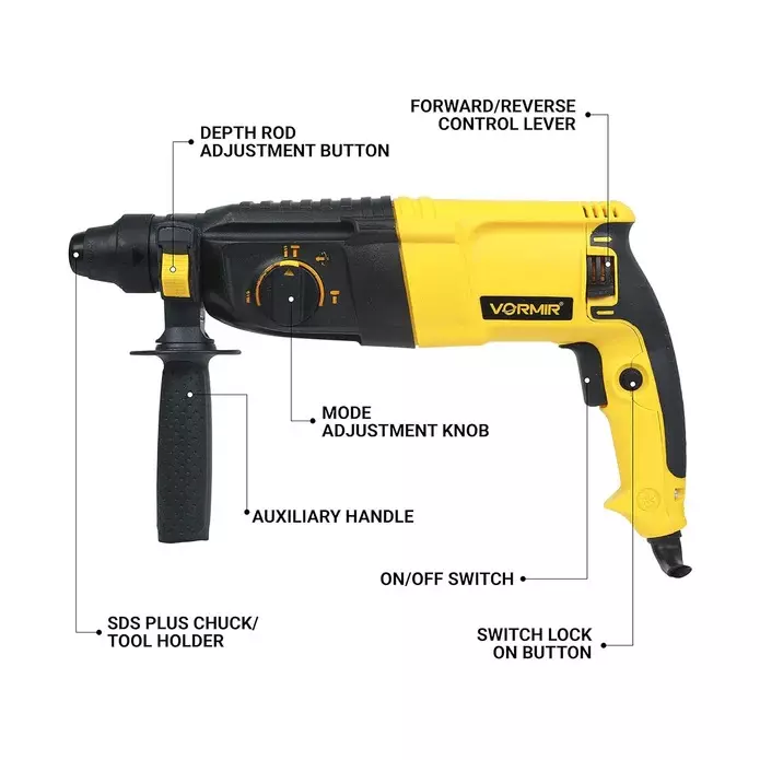 VORMIR VR RH 26-24 Rotary Hammer Drill Machine 800W