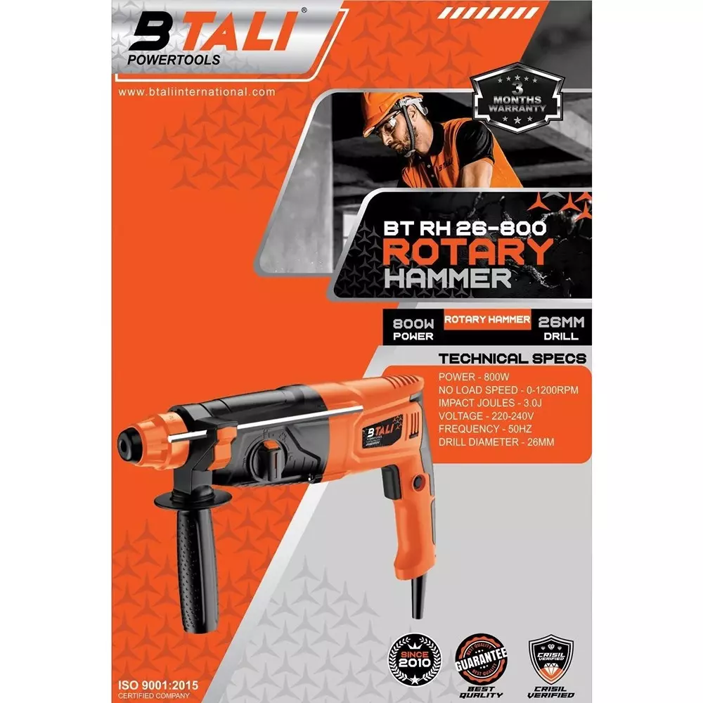 btali-800-w-rotary-hammer-0-1200-rpm-no-load-speed-and-3-j-impact-energy-bt-rh26-800-without-drill-bit