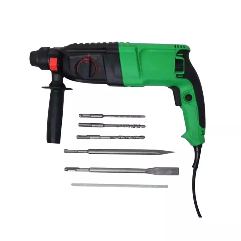 Imported Rotary Hammer Drill with Accessories 26 mm Drilling Capacity 800 W Power, TI-CG-12483