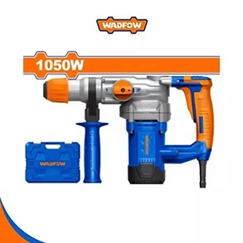 wadfow-rotary-hammer-45-j-impact-energy-3800-bpm-impact-rpm-1050-w-input-power-0-1100-rpm-no-load-speed-sds-plus-chuck-system-wrh2d26