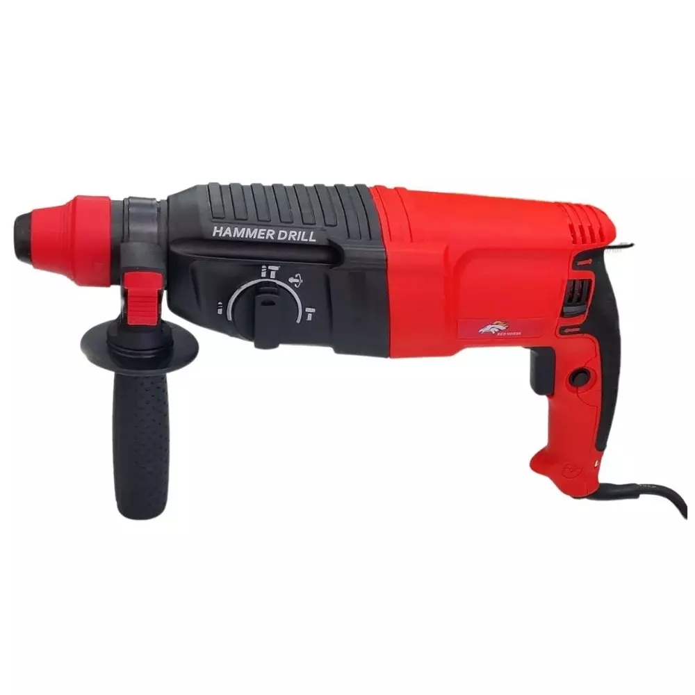 red-horse-1250-w-rotary-hammer-drill-26-mm-drilling-diameter-and-1100-rpm-no-load-speed-rh-334-with-2-chisels-and-3-drill-bits