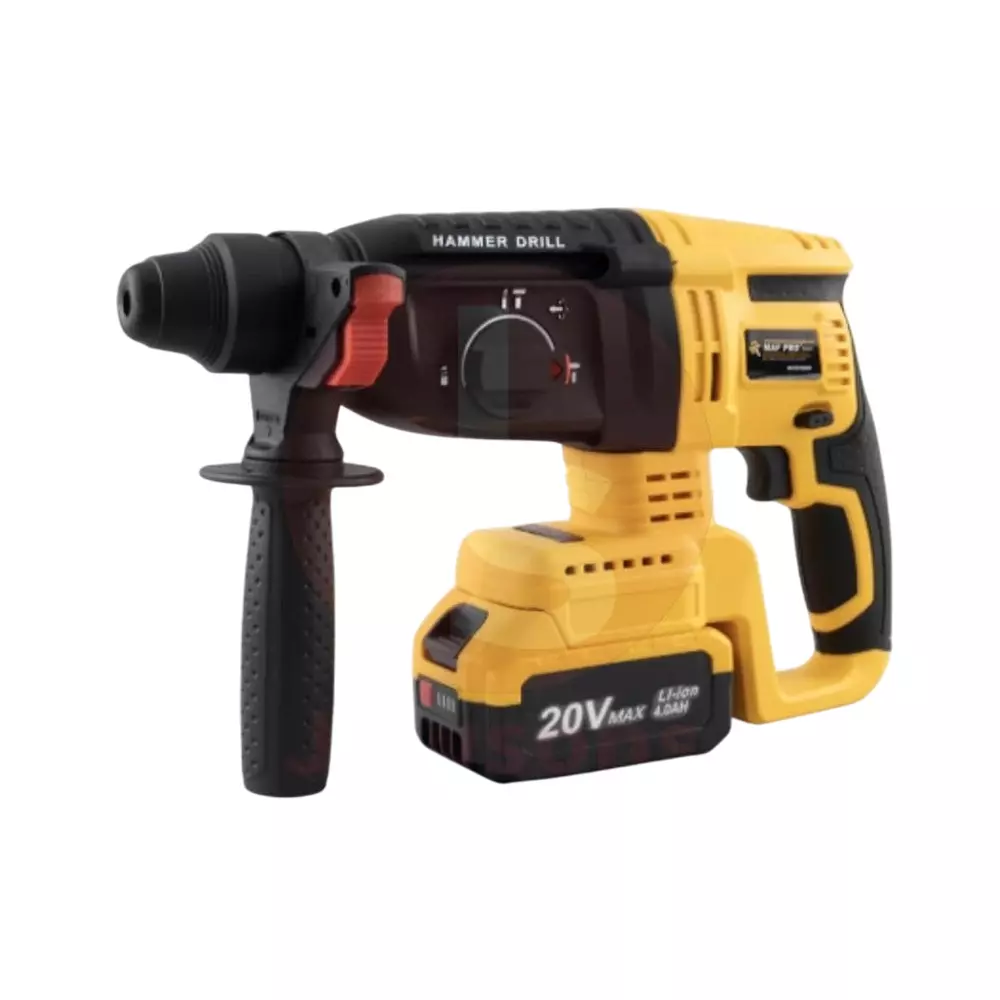 Jawsons Cordless Rotary Hammer Drill 20 V ‎1700 RPM Max. Rotational Speed with 4 Modes & Safety Clutch
