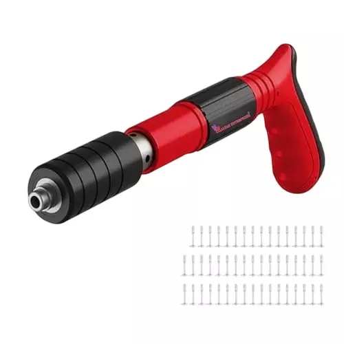 Malfah Enterprises Mini Nail Gun 28x12x5 cm ABS Red & Black