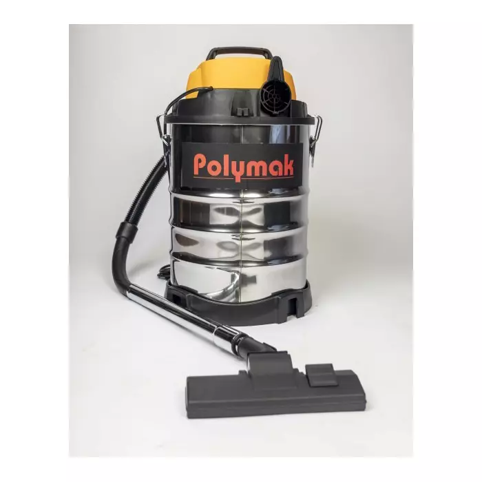 polymak-30-l-vacuum-cleaner-wet-dry-type-1200-w-power-and-18-kpa-vacuum-pressure-pmvc30l-with-accessories