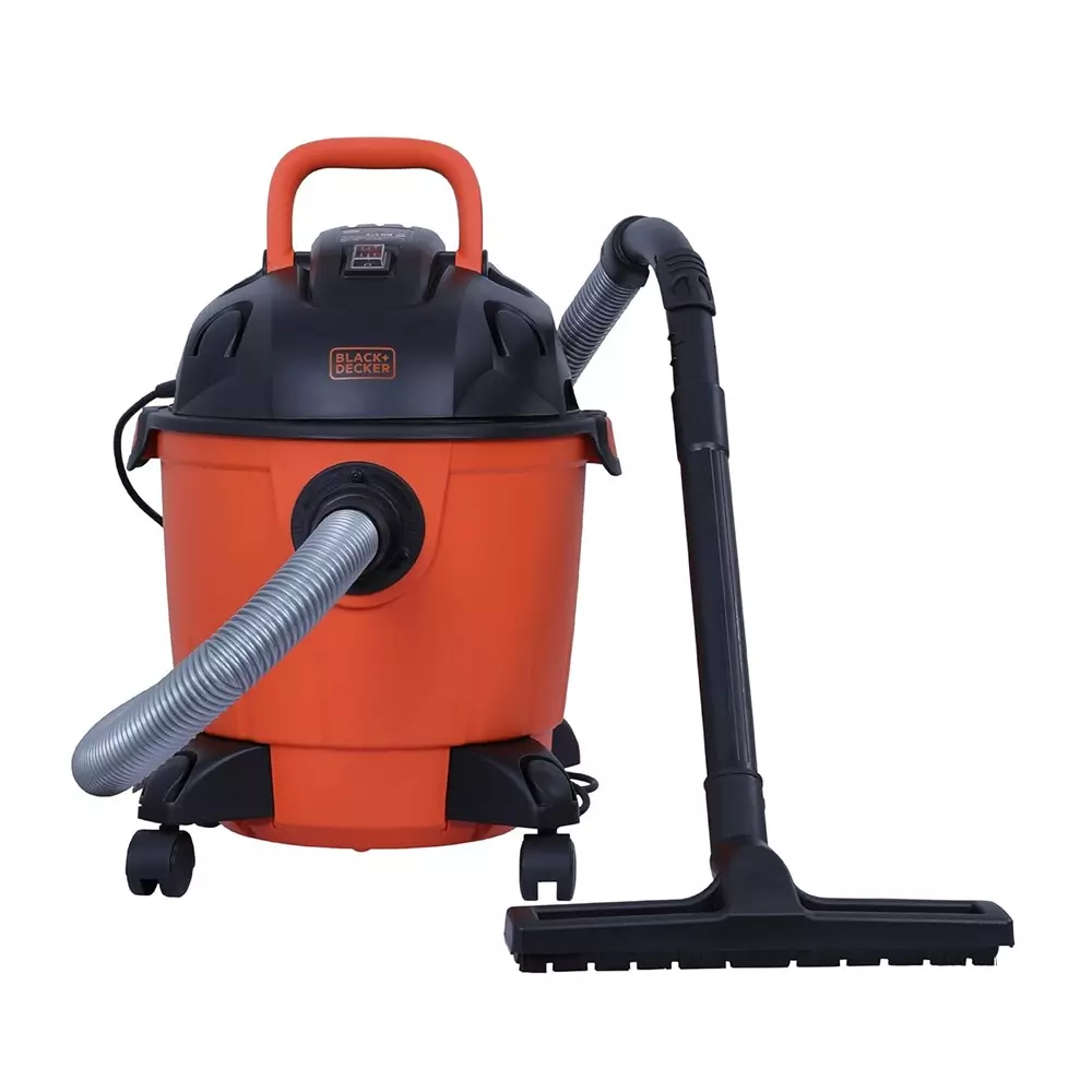 Black+Decker Wet & Dry Vaccum Cleaner Stainless Steel Body 18 L Capacity 1200 W Power 220-240 V Voltage, BDWD18-IN