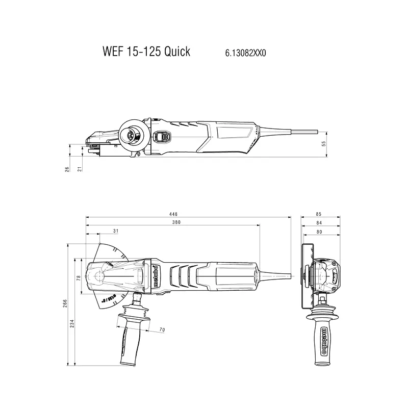 metabo-1550w-quick-flat-head-angle-grinder-wef-15-125