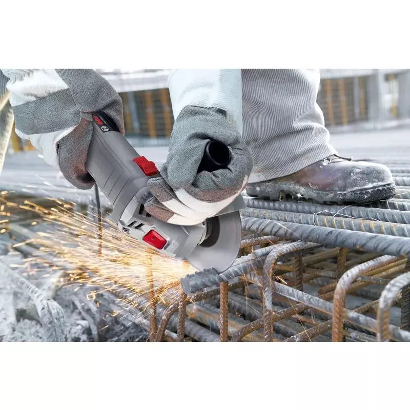 Bosch Angle Grinder 650 W, 12000 RPM No Load Speed and 100 mm Disc Diameter, WS 650 (Without Disc)