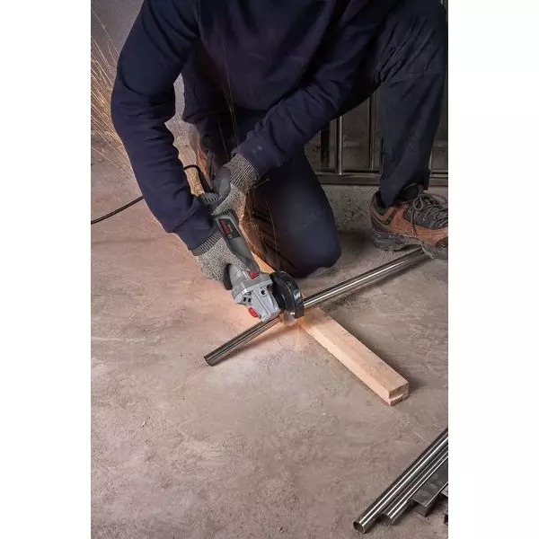 Bosch Angle Grinder 650 W, 12000 RPM No Load Speed and 100 mm Disc Diameter, WS 650 (Without Disc)