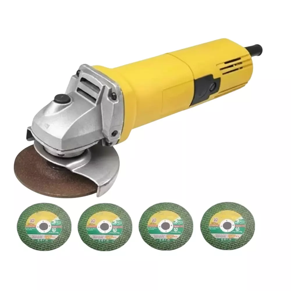 GENERIC Heavy Duty Angle Grinder 850 W Power 10000-11000 RPM with 4 Cutting Wheel