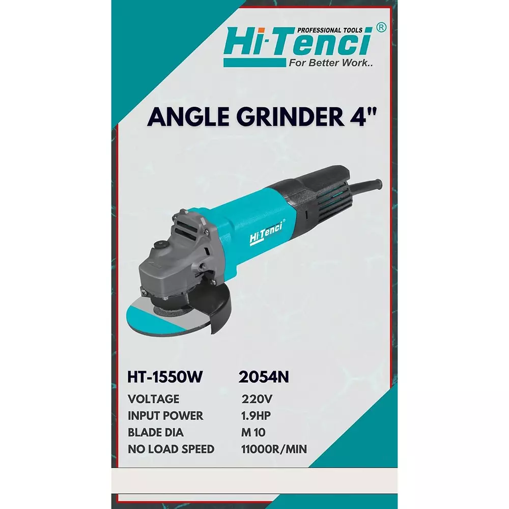 hi-tenci-19-hp-angle-grinder-with-11000-rpm-no-load-speed-and-5-inch-125-mm-wheel-size-ht--1550w-without-cutting-wheel