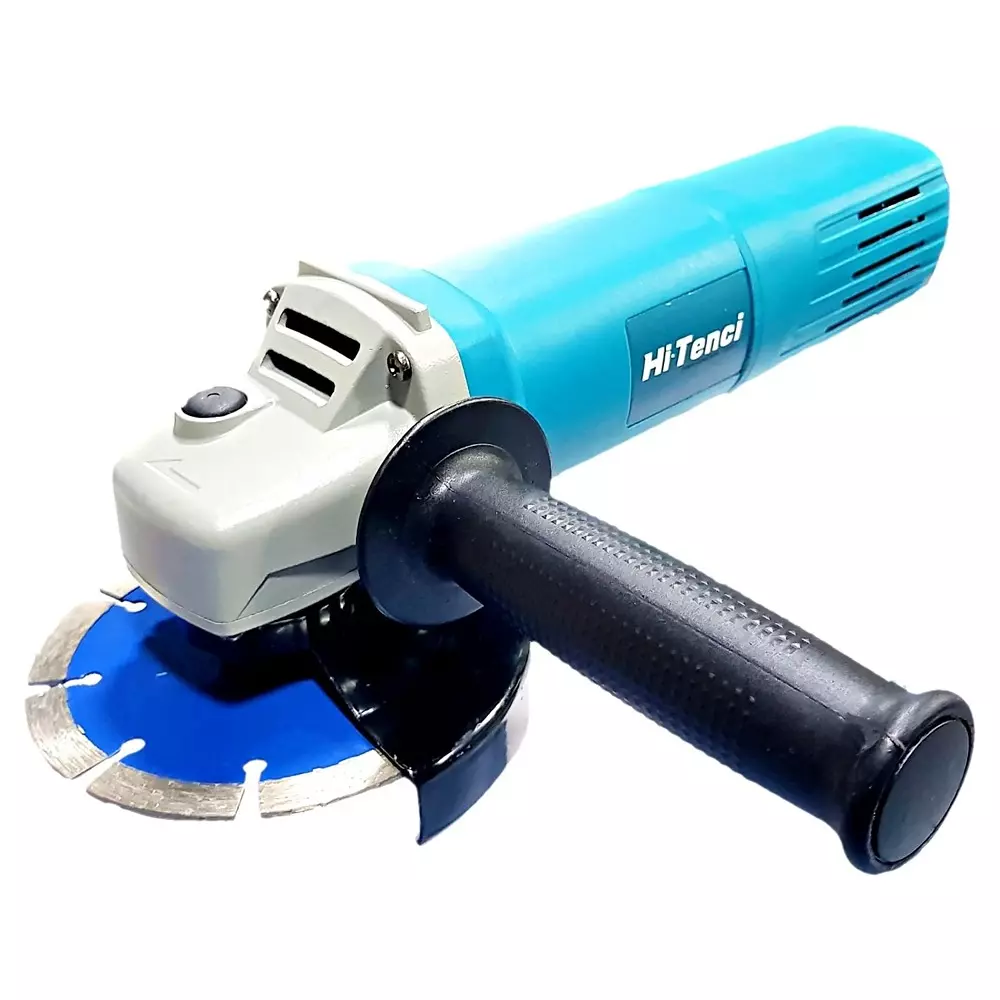 Hi-Tenci 1200 W Angle Grinder with 11000 RPM No Load Speed and 5 inch (125 mm) Wheel Size, HT - 125 (Without Cutting Wheel)