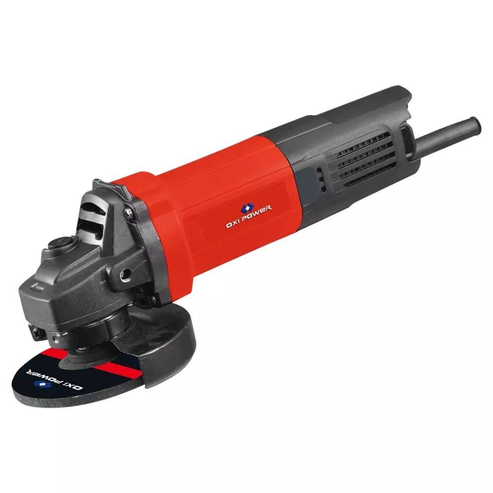 Oxi Power Angle Grinder 1.15 HP Power 4 Inch (100 mm) Wheel Size for Industrial Use, OXG - 1100W (without Wheel)