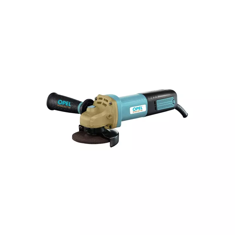 Opel Select Angle Grinder without Cutting Wheel 1450 W Power 11500 rpm Speed 4 Inch (100 mm) Size for Industrial Use, MZ19559