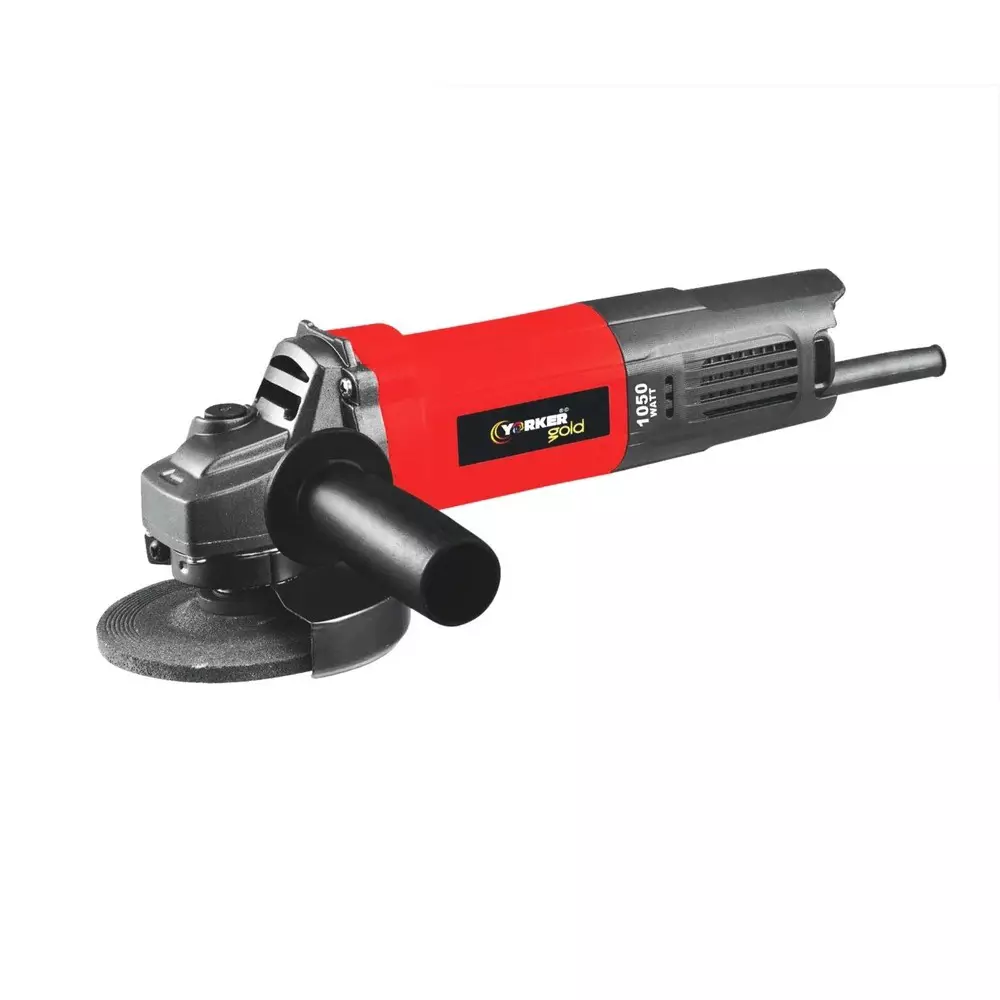 YORKER Electric Angle Grinder 1050 W Power 11000 RPM No Load Speed, YK805 (Without Disc)