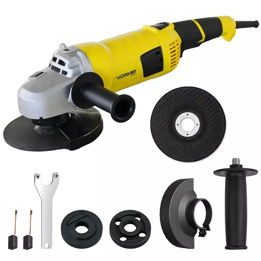 VORMIR Angle Grinder 0-8500 RPM No Load Speed 2400 W Power with 180 mm (7 inch) Grinding Wheel, VR AG18-24