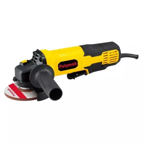 Polymak 1400 W Angle Grinder with 11500 RPM No Load Speed and 125 mm Wheel Size, PMAG51400DMS (Without Cutting Blade)