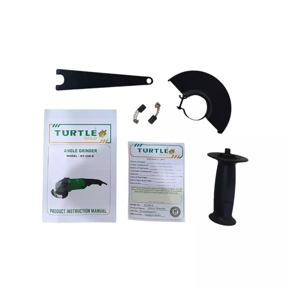 Turtle Gold Angle Grinder Trigger Switch 2550 W 125 mm (5 inch), ST 320S (Without Cutting Wheel)