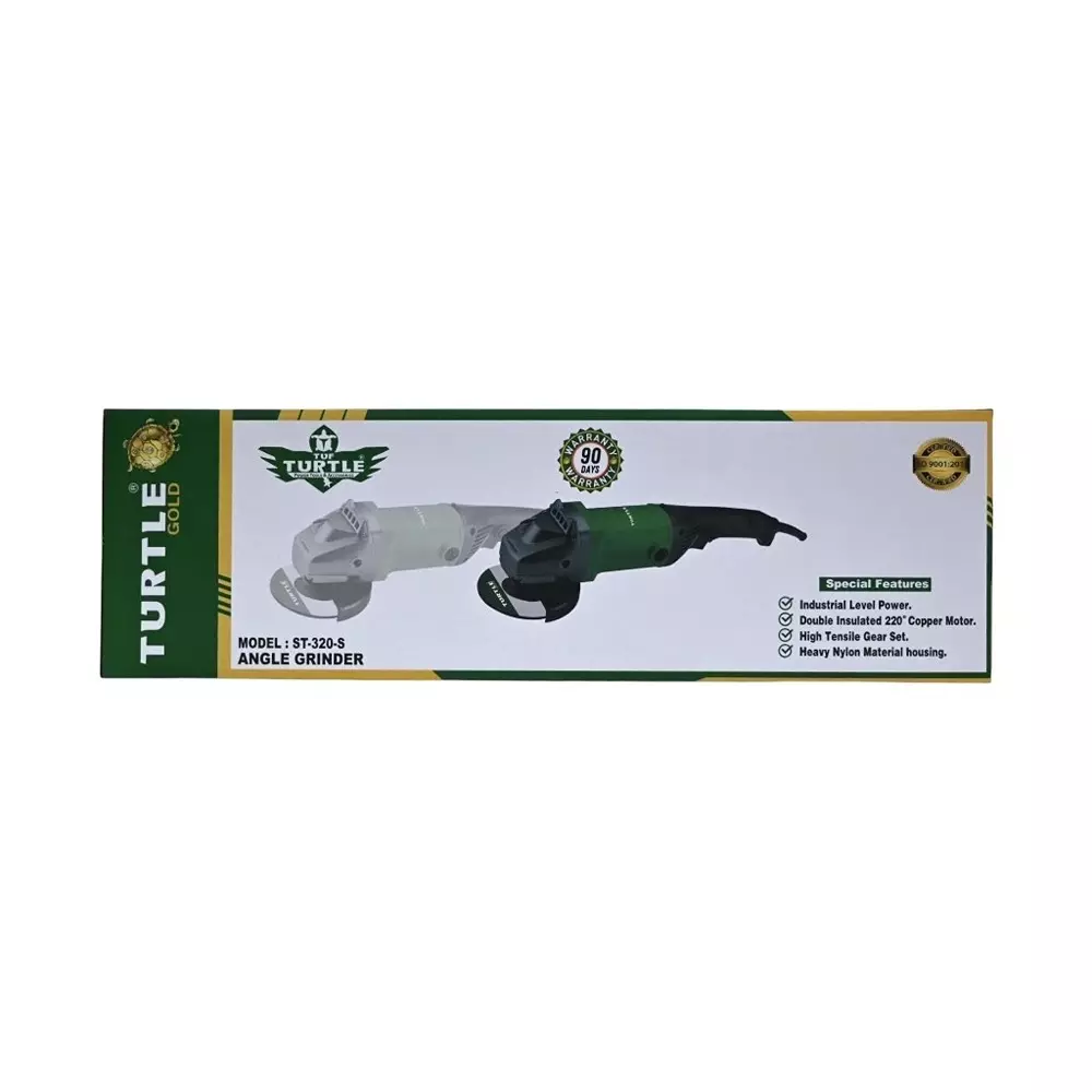 Turtle Gold Angle Grinder Trigger Switch 2550 W 125 mm (5 inch), ST 320S (Without Cutting Wheel)