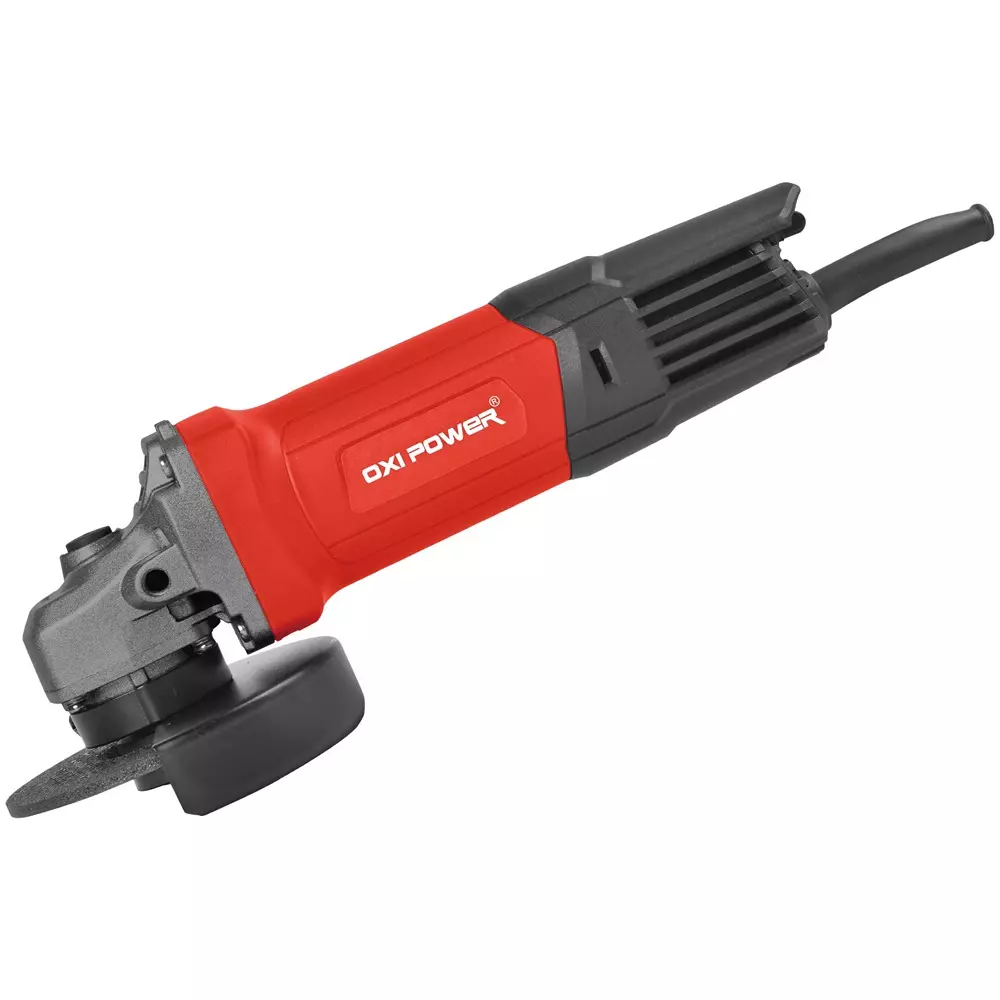 Oxi Power Angle Grinder 1.5 HP Power 5 Inch (125 mm) Wheel Size for Industrial Use, OXG - 1220W (without Wheel)