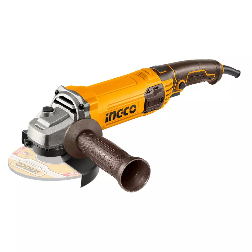 Ingco Angle Grinder 100 mm Disc Diameter 960 W 12000 RPM with Auxiliary Handle, AG96082
