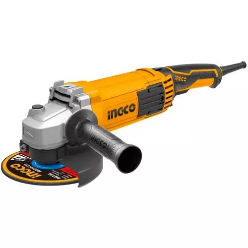 Ingco 1500W (5 Inch) Corded Electric Angle Grinder, AG150018