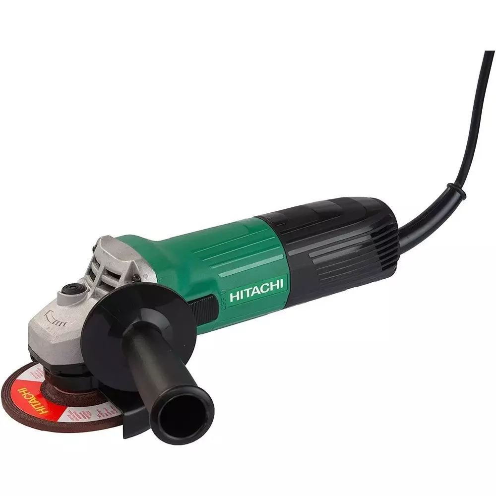Hitachi 600 W Angle Grinder 4 inch (100 mm) Wheel Size and 11500 RPM No Load Speed, G10SS2 (Without Cutting Blade)