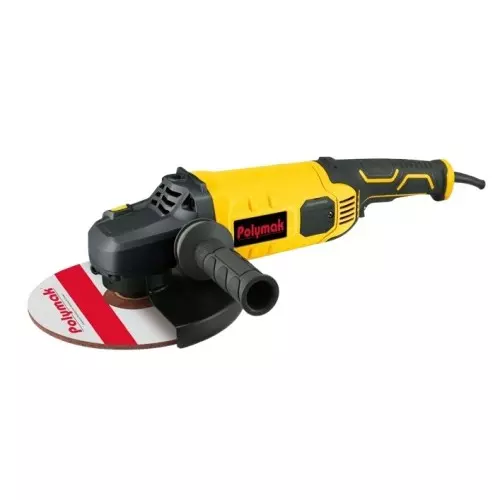 Polymak 3000 W Angle Grinder with 8500 RPM No Load Speed and 180 mm Wheel Size, PMAG18030HD (Without Cutting Blade)