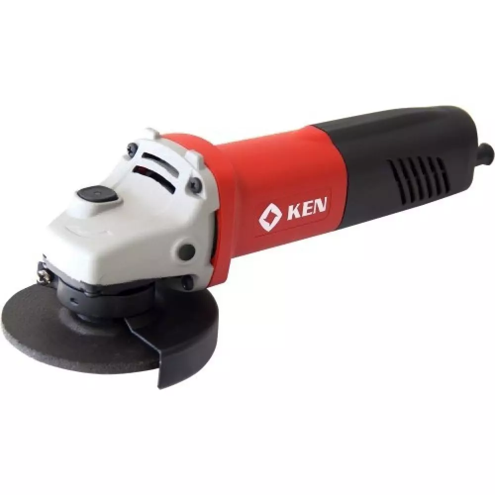 Ken Angle Grinder with Blade 100 mm Wheel Size 710 W Power 11000 rpm Speed for Industrial Use, 9710